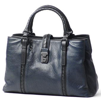 BOTTEGA VENETA ボッテガヴェネタ バッグ レプリカ レザーハンドバッグ 261351 vq290 4110 レディース ダークネイビー